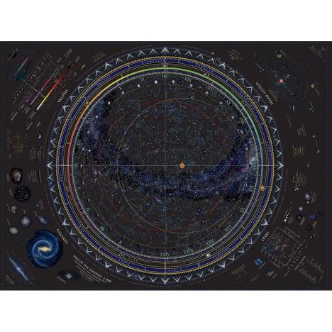 Map of the Universe 1500pc Jigsaw Puzzle Extra Image 1